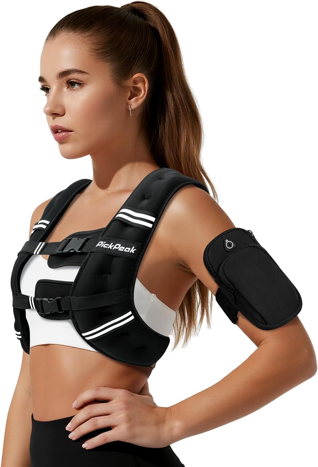 Skiennix Weighted Vest - Adjustable Strength Training Vest for Men & Women | 5lb to 30lb Options