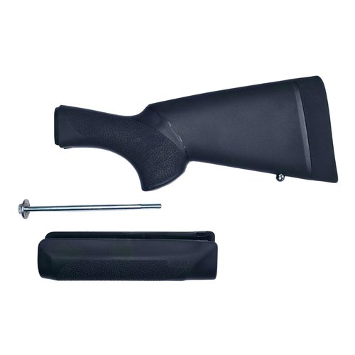 Hogue Remington 870 12 Gauge OverMolded Rubber Shotgun Stock and Forend with a 12" Length of Pull (L.O.P.), Black - 08732