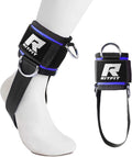 RitFit Kickback Ankle Straps - Padded Neoprene Cuffs with Strong Hook & Loop for Enhanced Abs, Glutes & Legs