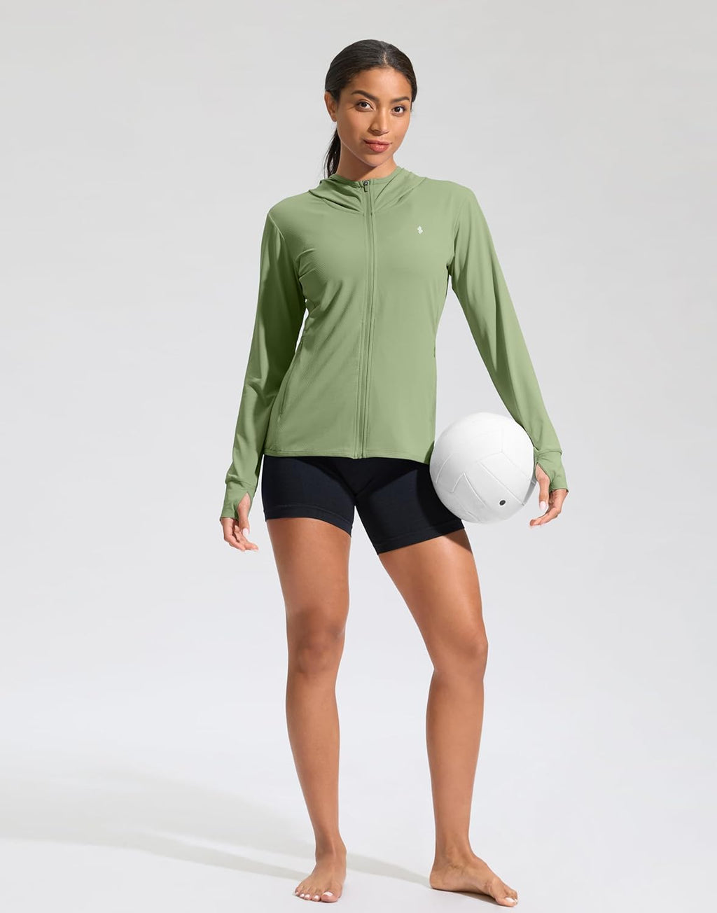 Soothfeel Women's Sun Protection Hoodie Jacket - UPF 50+ Lightweight Long Sleeve with Pocket for Outdoor Activities