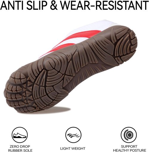 Barefoot Shoes | Women’s Casual Sneakers with Wide Toe Box | Lightweight & Breathable Hiking Shoes