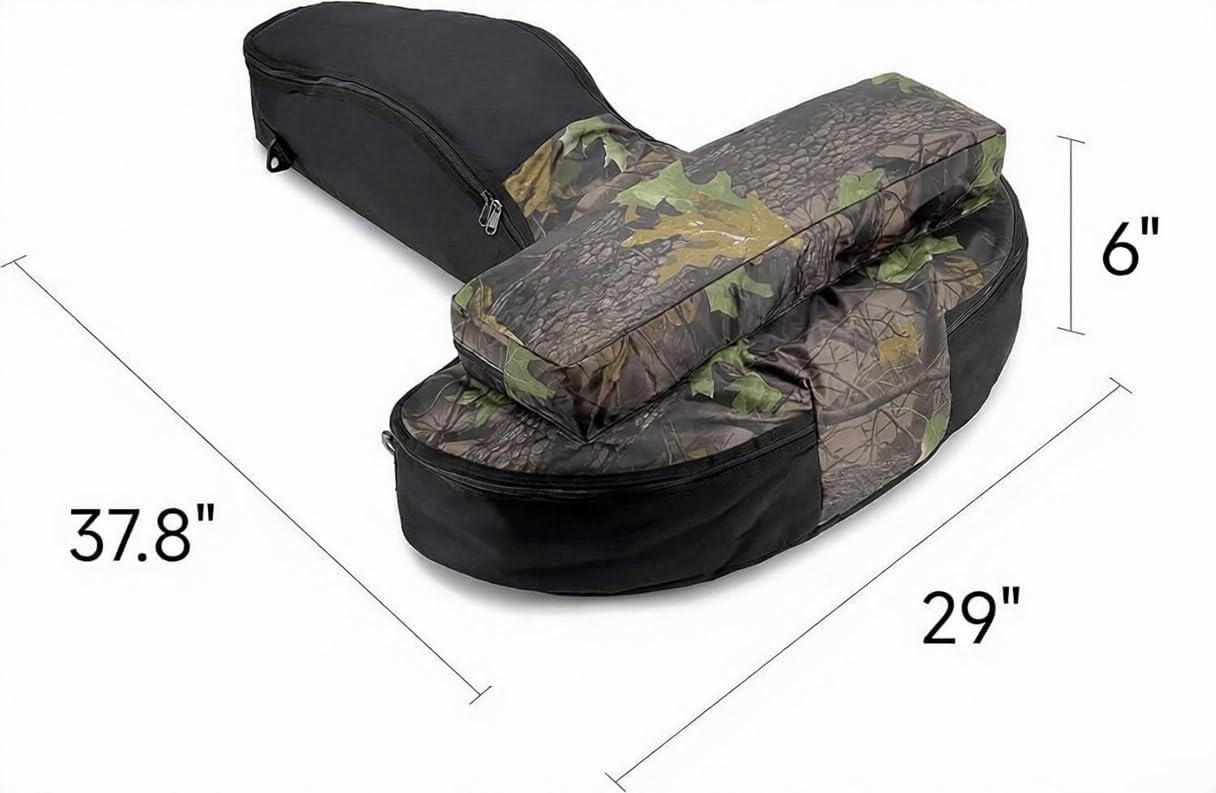 Silfrae Soft Crossbow Case - Padded Protection for Crossbows with Scopes | Tree Camo Design