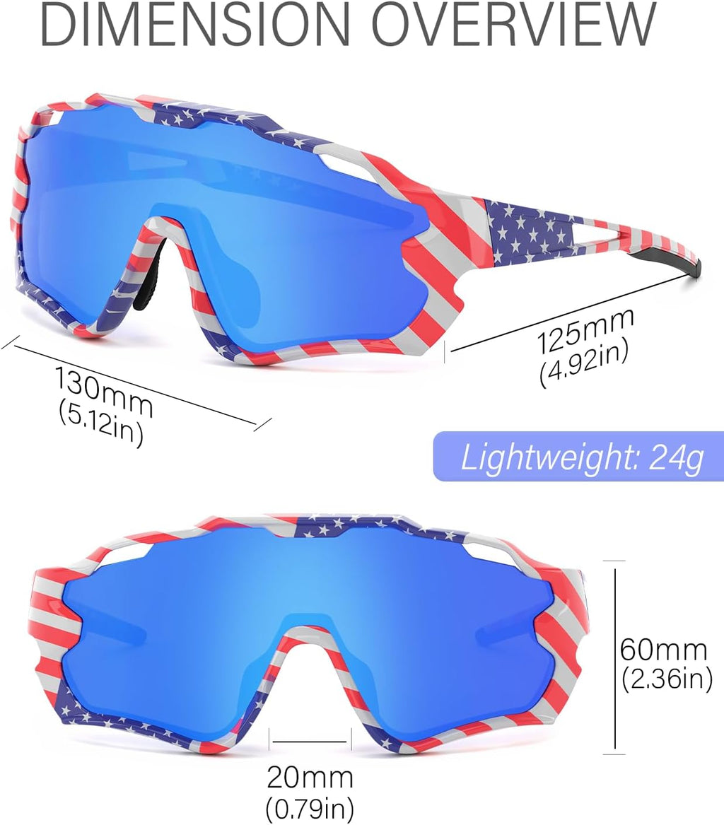 Skiennix Kids Sunglasses - Youth Baseball Glasses for Boys & Girls 6-14 | UV Protection Goggles