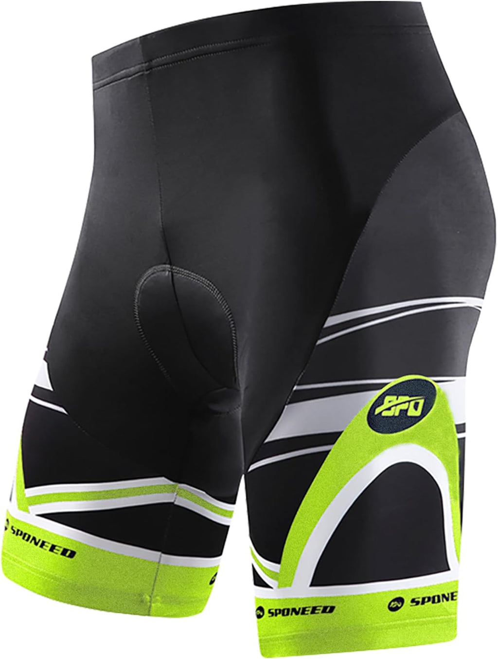 Sponeed Men's Cycling Shorts - Gel Padded Biking Pants for Comfortable Road Rides