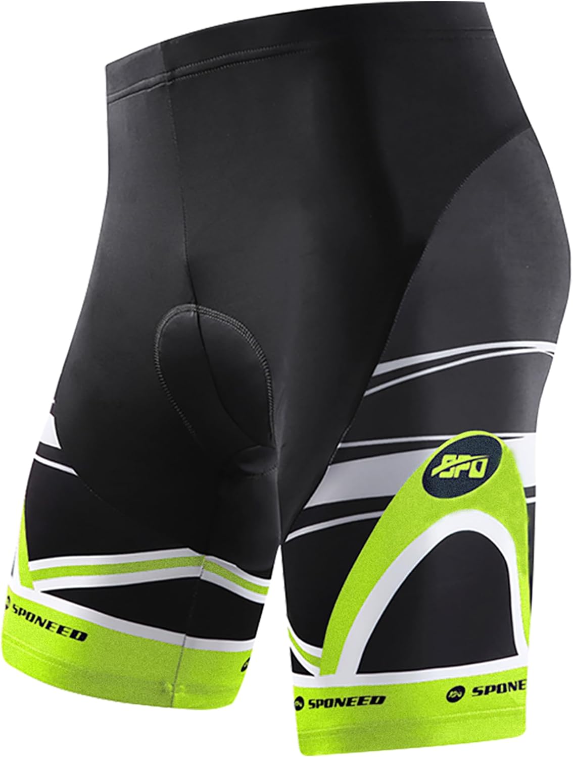 Sponeed Men's Cycling Shorts - Gel Padded Biking Pants for Comfortable Road Rides