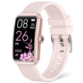 Fitness Tracker with 24/7 Heart Rate, Blood Pressure, Step Tracker, Calorie Tracking, Waterproof Fitness Watch, Activity Tracker with Sleep Tracker for Women Men, Pink