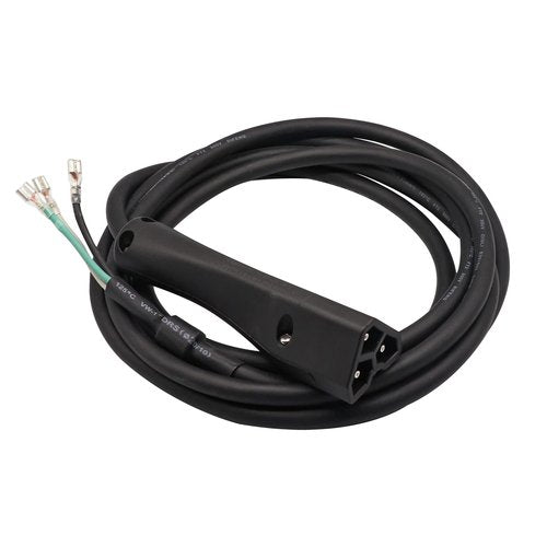DRIVE UP 48V Golf Cart Charger Plug 3-Pin Triangle Handle Connector with Wire Fits EZGO RXV 604321, 611219 (Charger Plug with Wire)