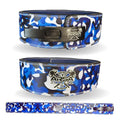 Arsa Fitness 10MM Competition Weightlifting Lever Belt for Men & Women, Powerlifting, Bodybuilding, & Strength Training - Camoflage Series (Blue Camo, X-Large)
