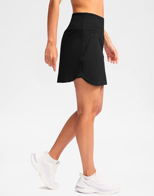 G Gradual Golf Skirts for Women - High Waisted Athletic Skorts with Zipper Pockets | Casual Summer Wear