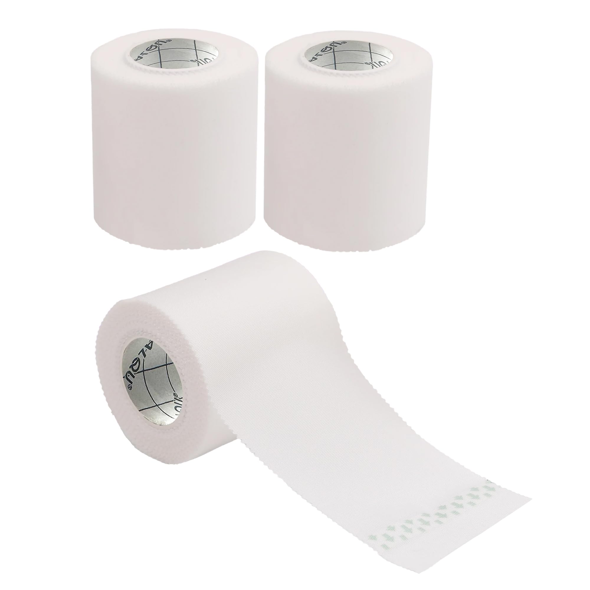 Silk Like Medical Tape - Durable Cloth Medical Tape - 2in x 10yd, 3 Rolls - Surgical Tape Woven for Strongly Holding Large Dressings, Securing Splints, and Ideal for Long-Term Care