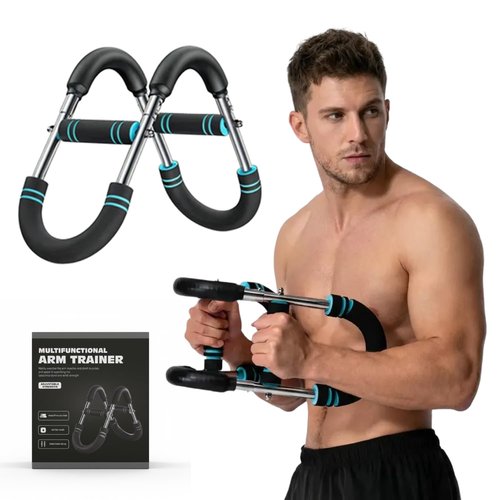 uptown Twister arm Trainer - Adjustable Resistance Chest Workout Equipment for Men & Women, Forearm Strengthener, Perfect for Home Gym, Calisthenics Equipment, Pull up bar & ab Roller Alternative