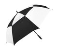 The Checkerboard 62" Vented Large Oversize Auto Open Windproof Golf Umbrella for Rain, Strong Fiberglass Ribs Waterproof Portable Golfing Umbrella, Heavy Duty Umbrella for Men & Women,