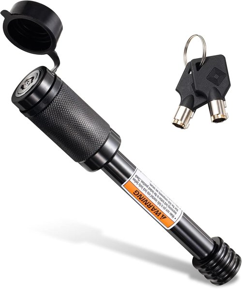 CZC AUTO Hitch Receiver Lock - Secure 5/8" Pin for Class III IV 2" & 2-1/2" Receivers | 1 Pack