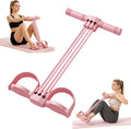 Skiennix Pedal Resistance Band - 6-Tube Elastic Yoga Bands for Abdomen, Waist, Arm & Leg Training