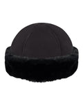 Microsuede HAT W/Fur