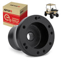 AIPSET Golf Cart Steering Wheel Adapter Compatible with Club Car DS Steering Wheel, Universal Fit for 5-6 Holes Steering Wheel-Black