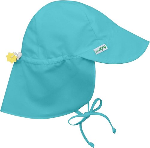 Green Sprouts Unisex Baby Flap Sun Protection Swim Hat - Lightweight & UV-Resistant Design