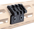 LEGEED Picatinny Rail Mount - Offset Light/Optic Compatible with M-LOK | 3-Slot Design