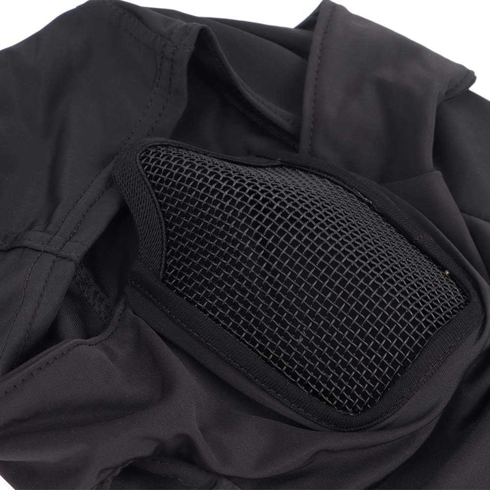 Skiennix Tactical Full Face Mask - Protective Balaclava for Motorcycle & Airsoft | Metal Mesh Design