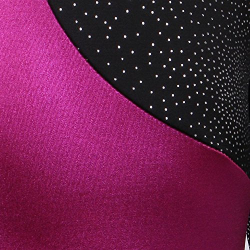 Girls Long Sleeve Gymnastics Leotard Outfit - Black, 5-6 Years