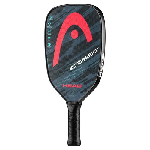 HEAD Graphite Pickleball Paddle - Gravity Paddle with Sweetspot Power Core & Comfort Grip - Teal/Crimson