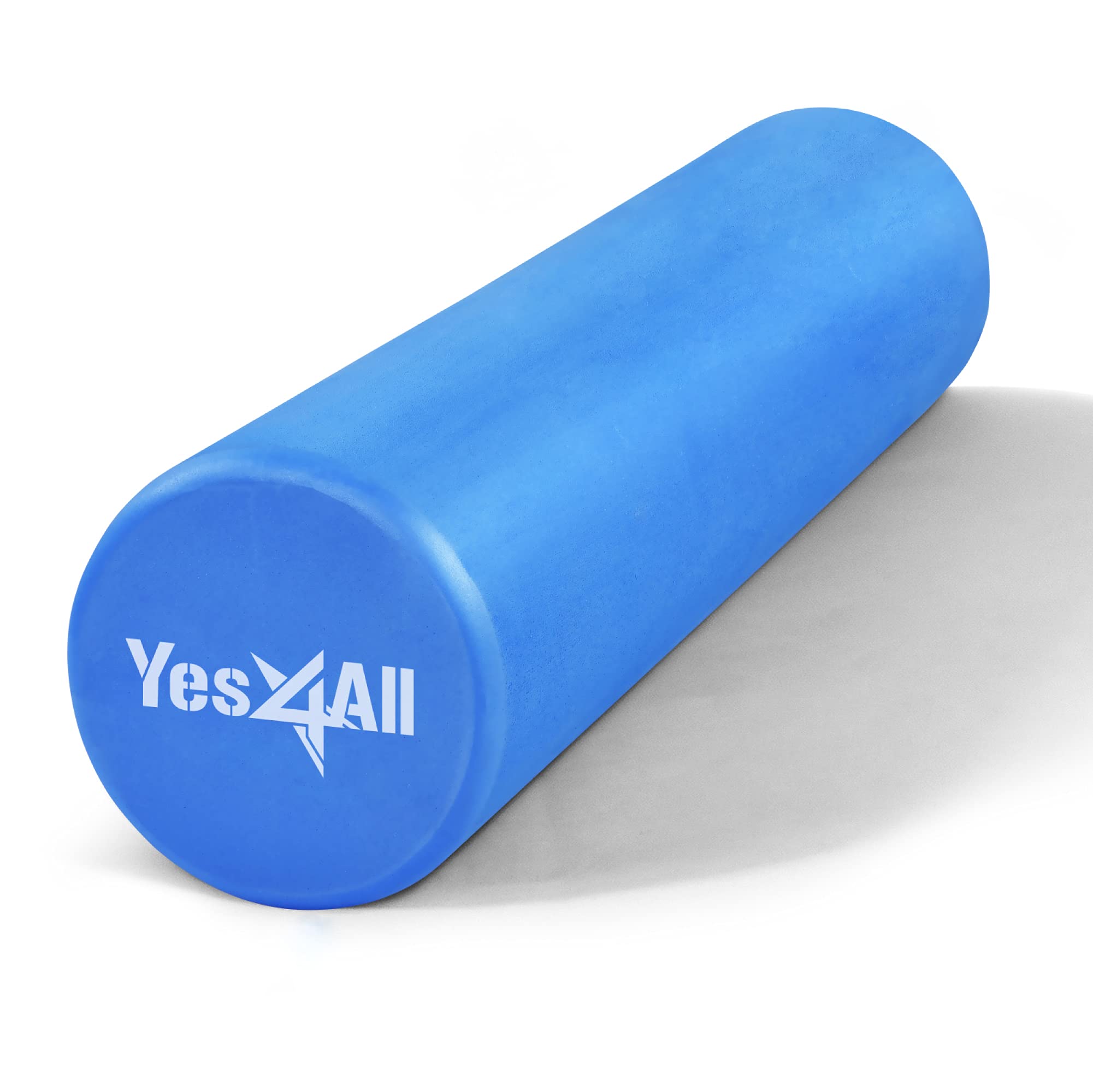 Yes4All EVA Firm Foam Roller for Back - Round Roller for Exercise, Yoga & Pilates 12/18/24/36 inch