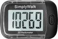 Skiennix Pedometer - Step Counter with Large Display for Walking | Ideal for Women, Men, Kids & Seniors