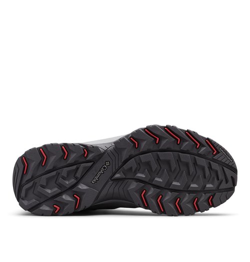 Columbia Womens Crestwood Mid Waterproof, Graphite/Daredevil, 9.5