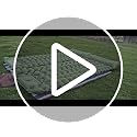 Green 4-Inch Thick Camping Sleeping Pad with Built-in Pillow & Foot Pump