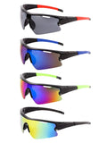 ANLIOTO 4 Pack Youth Baseball Sunglasses for Men Women, Lightweigh UV Protection Sports Sun Glasses for Cycling Running Fishing