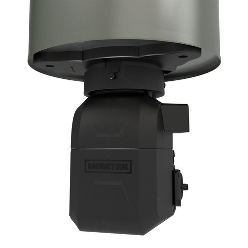 Moultrie 40lb All-in-One Directional Hanging Deer Feeder - 40lb Capacity - Metal Hopper Fish Feeder - Digital Timer with 4 Daily Feeds - Moultrie Connect Bluetooth