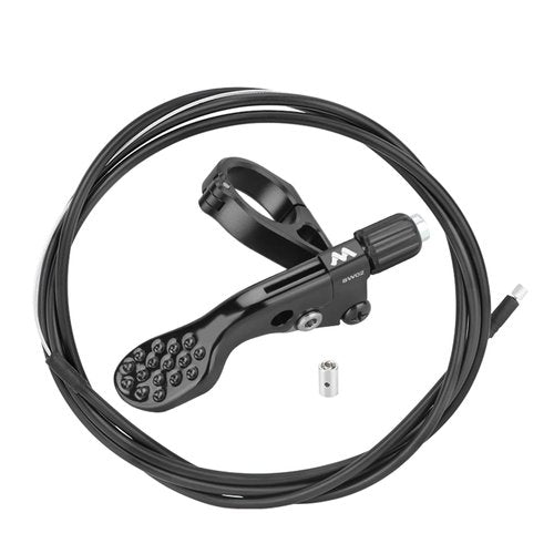 JFOYH Dropper Post Lever for Mountain & Road Bikes, Adjustable Seatpost Remote for 22.2mm Handlebars- Black