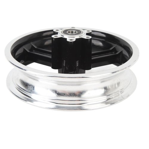 Fockety Electric Scooter Front Wheel Hub for 10 inch Scooters, Aluminium Rim Tire, Lightweight and Strong, Easy to Replace, Enhances Ride Quality