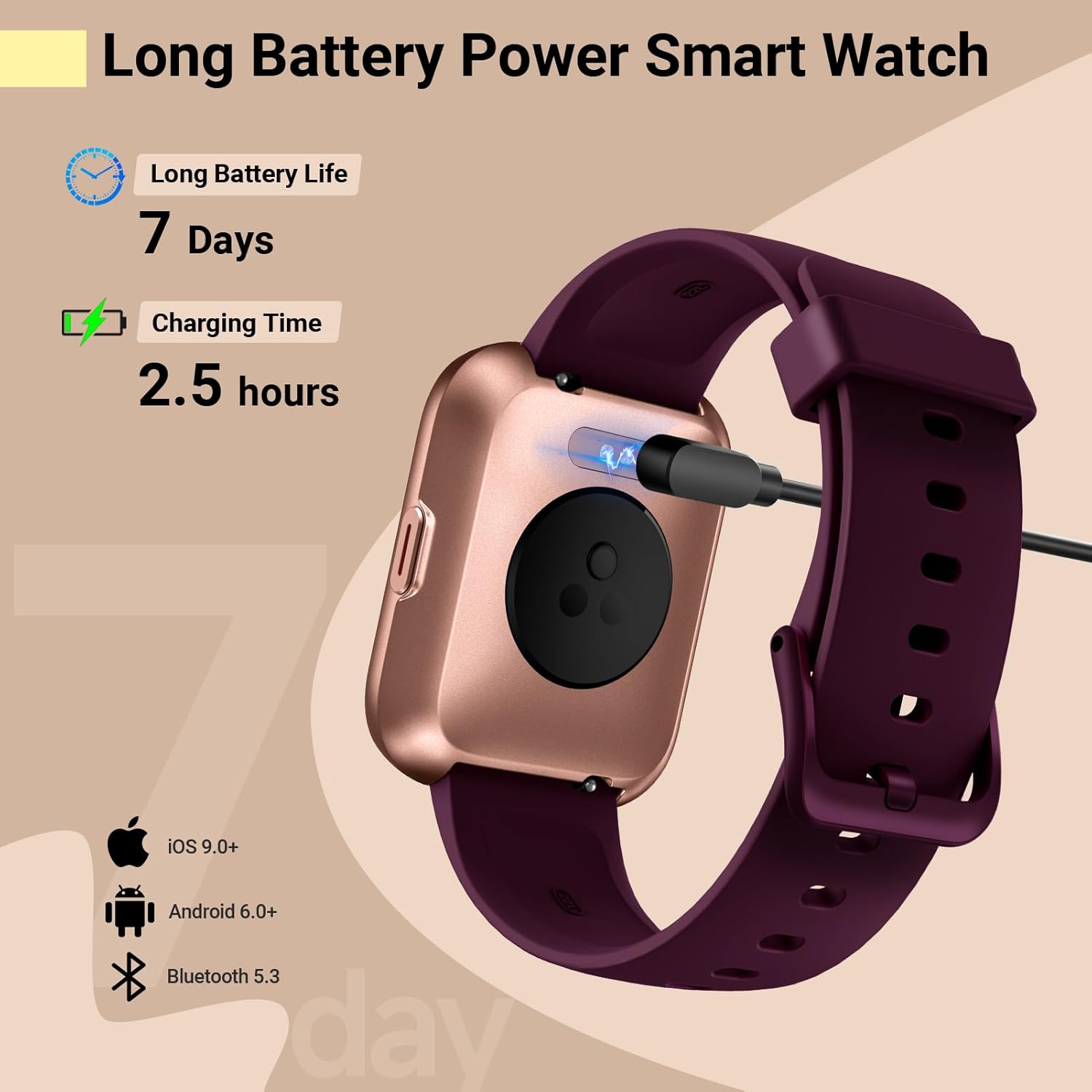 Skiennix Smartwatch for Women - 1.8'' Fitness Tracker with Alexa, Heart Rate Monitor & 120 Sports Modes