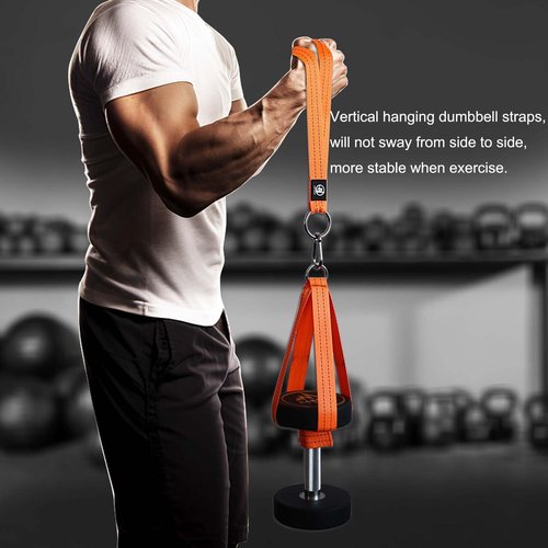 J Bryant Arm Wrestling Training Strap set with Dumbbell Loading Strap Arm Finger Forearm Exerciser Strengthener