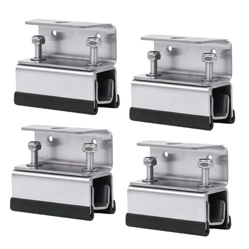 Van Roof Rack Mount Kit,Roof Rack Brackets Compatible with ProMaster, for Boxer, for Jumper, for Ducato,304 Stainless Steel Corrosion-Resistant & Durable(Brackets, 4 Piece)