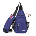 JENAGREEN Waterproof Sling Backpack Crossbody Sling Bag, Cross Bag Adjustable Travel Hiking Essentials Casual Daypack Multipurpose Chest Bag Purse for Women Men
