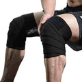 TAVIEW Knee Wraps (1 Pair), Knee Support for Squats, Weightlifting, Powerlifting, Leg Press, and Cross Training - Flexible 72 inch for Men & Women