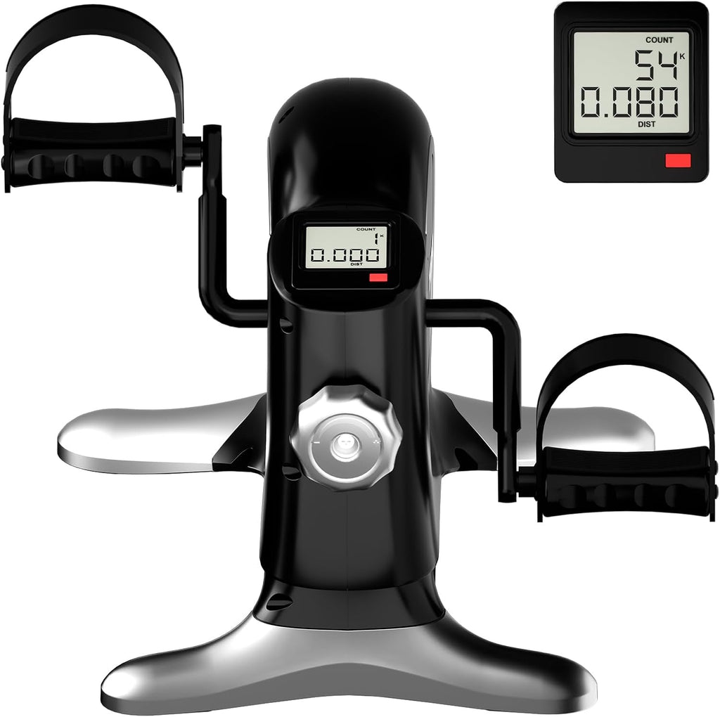 Under Desk Bike | Mini Exercise Bike by [Brand Name] - Portable Pedal Exerciser with LCD Display for Arm & Leg Workouts