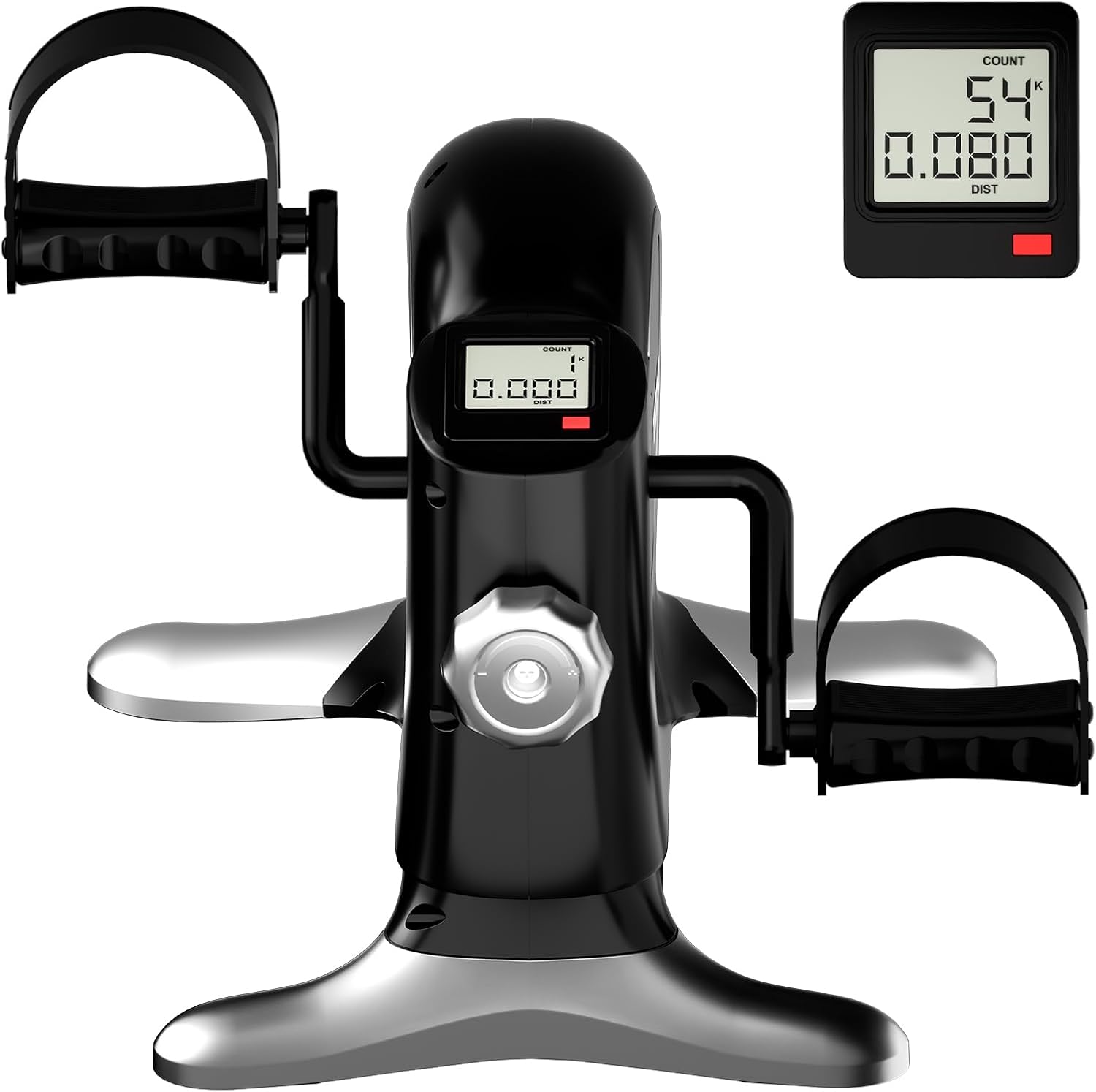 Under Desk Bike | Mini Exercise Bike by [Brand Name] - Portable Pedal Exerciser with LCD Display for Arm & Leg Workouts