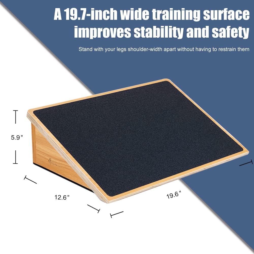 StrongTek Slant Board - Heavy-Duty Incline Board for Squats & Knee Training | Non-Slip Surface, 1000 Lbs Capacity