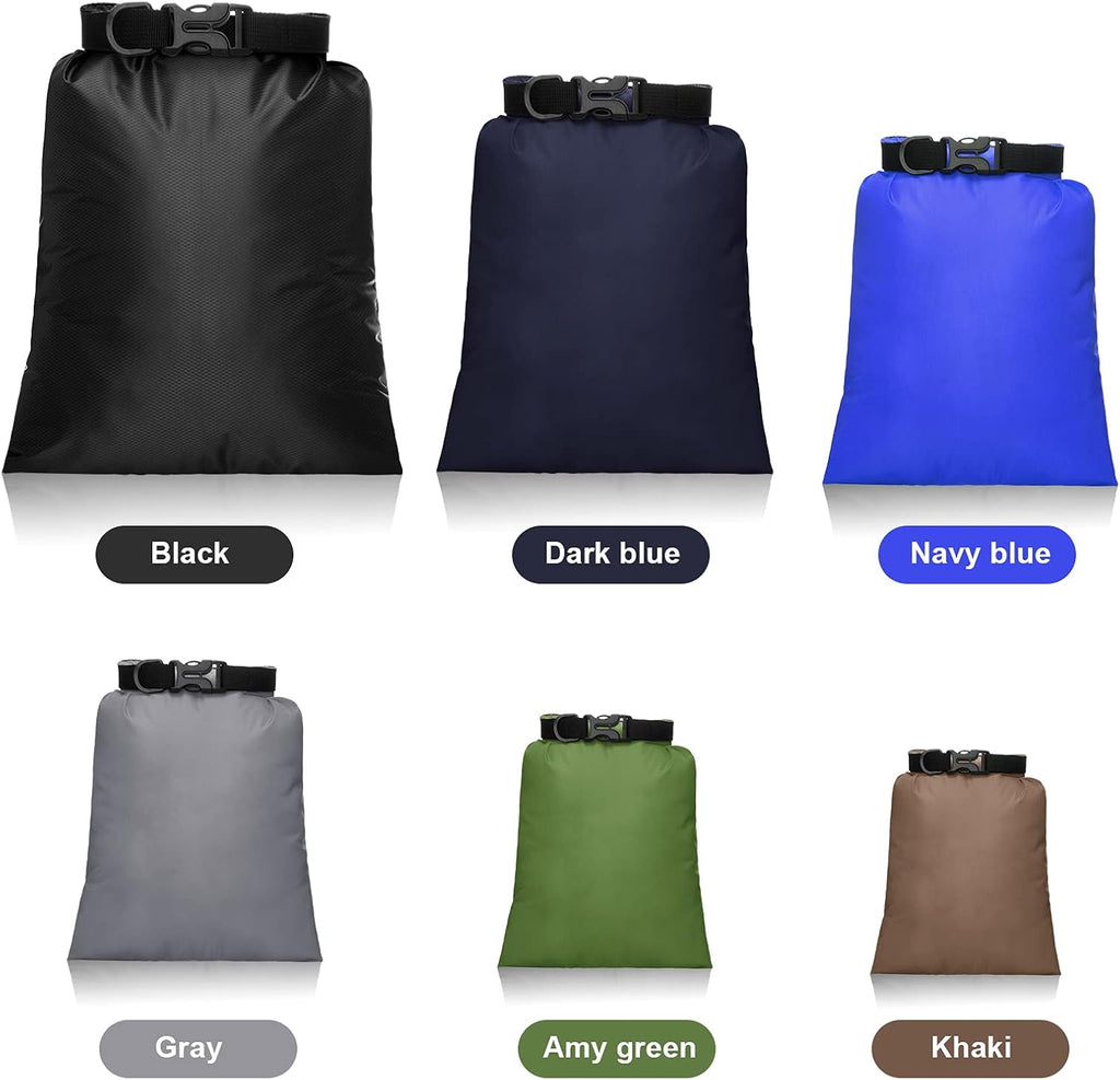 Shappy Waterproof Dry Bags - Lightweight Outdoor Stuff Sacks with Adjustable Shoulder Strap | 2L to 15L Sizes