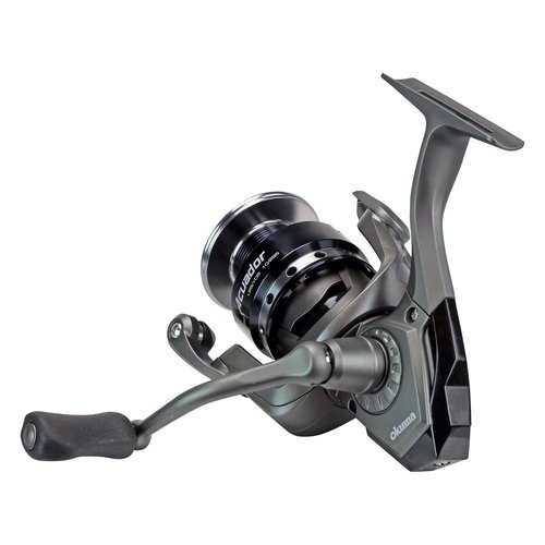 Okuma Acuador 4BB Steel Drive Lightweight Freshwater Spinning Reel, ACU-2500A, Black