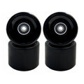 VORTRACK Skateboard Wheels with Bearings, 60mm 88A Hardness, Set of 4 (Black)