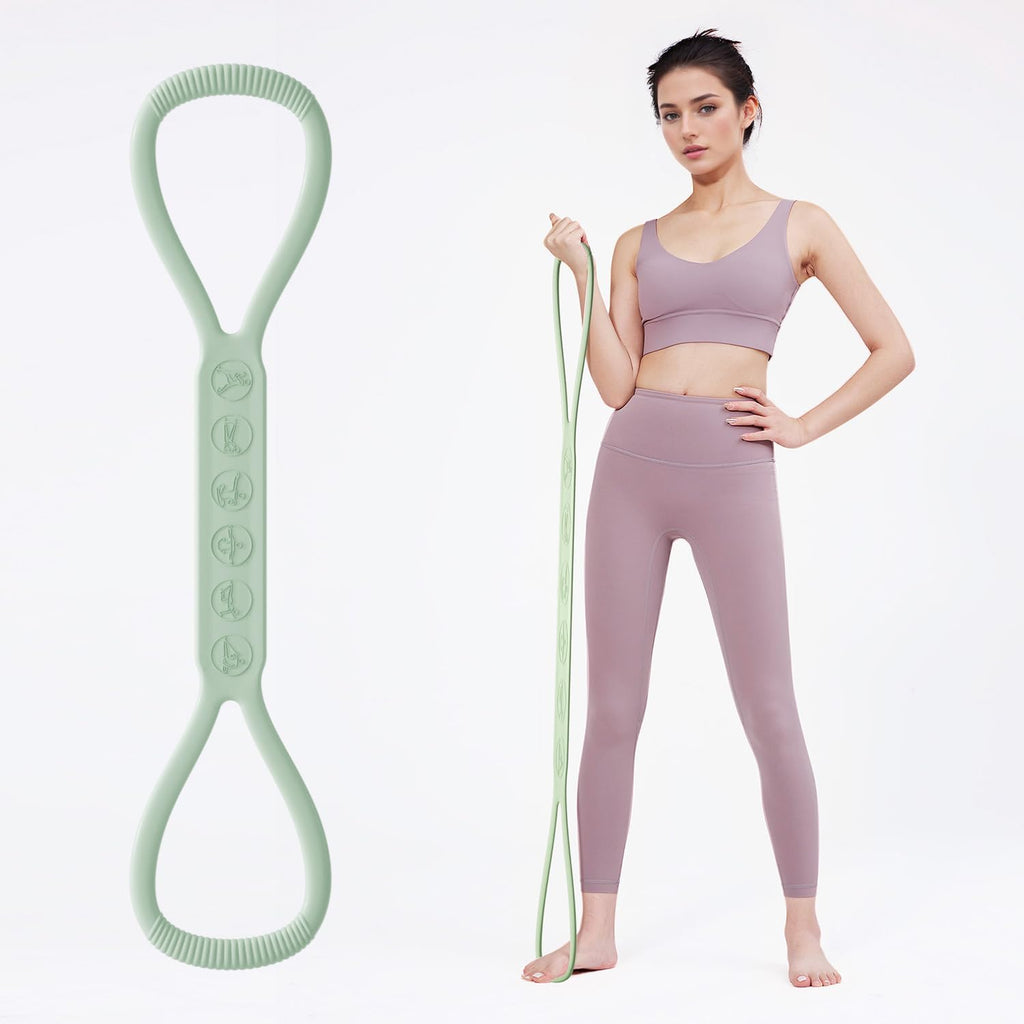 Skiennix Figure 8 Resistance Band - Upgraded for Physical Therapy | 3 Resistance Levels for All Ages