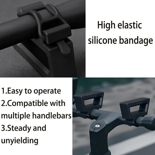 CHENSHUO Bicycle Repair Handlebar Braket,Bicycle Repair Stand Handlebar Stabilizer,Bike Handlebars Jack Stands,Fits 1.14 to 1.33in,2 Pieces. Black