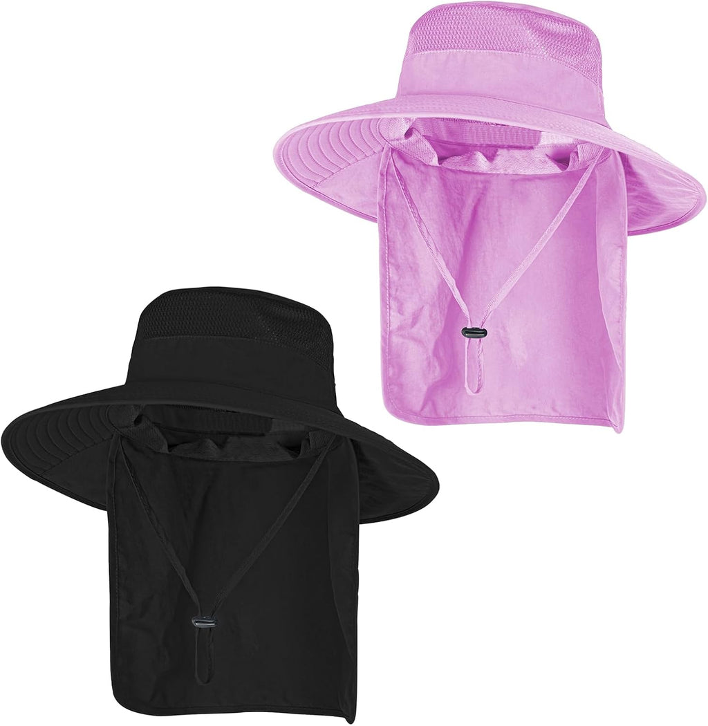 Sun Hats - UPF 50+ Breathable Wide Brim Fishing Hat for Men & Women | Summer UV Protection Safari Hat