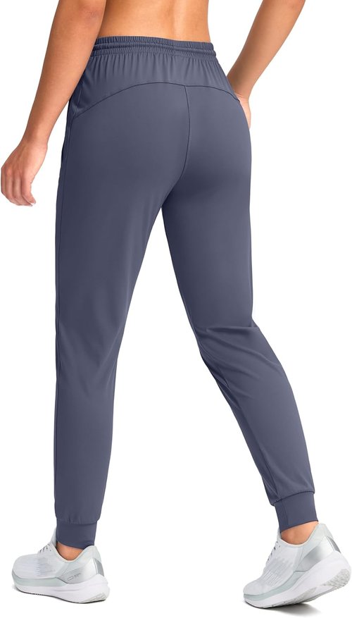 G Gradual Women's Joggers - Tapered Running Sweatpants with Zipper Pockets | Comfortable Lounge Wear