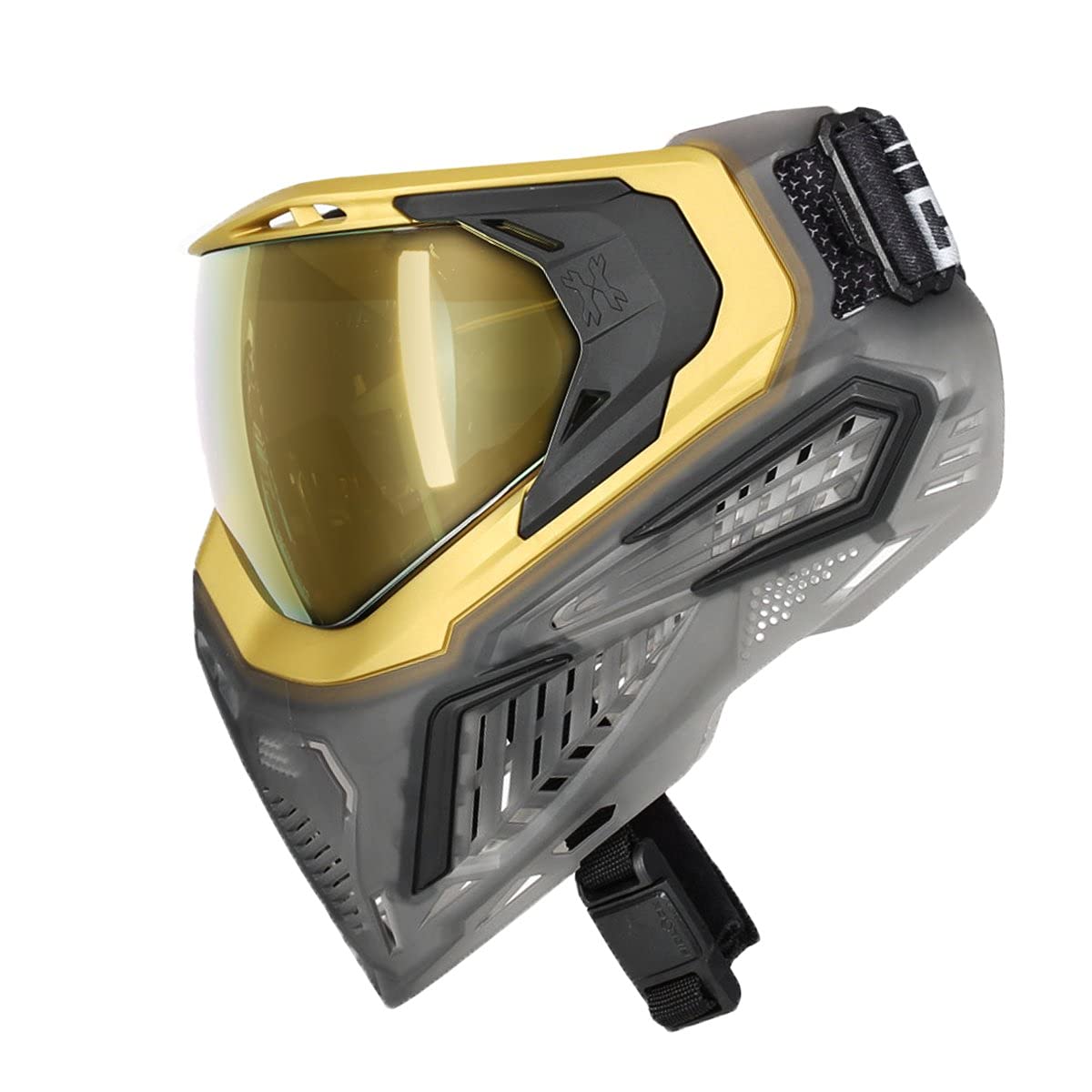 HK Army SLR Face Mask Goggle with Thermal Anti Fog HD Pure Lens System for Paintball and Airsoft - Alloy