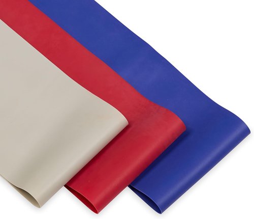 Champion Loop Resistance Bands - 3-Pack (Grey/Red/Blue) | Odor-Free Rubber & Latex for Strength Training & Therapy